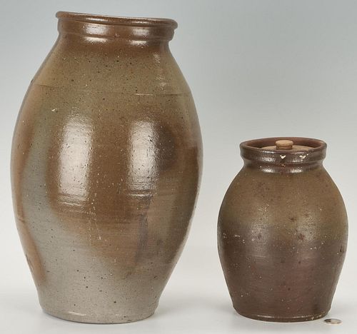 2 MIDDLE TN STONEWARE POTTERY