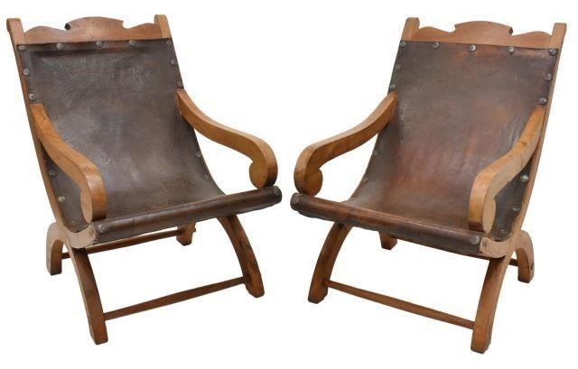 (2) 'MIGUELITO' BUTAQUE LEATHER