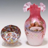 (2) MILLEFIORI BOWL & VICTORIA