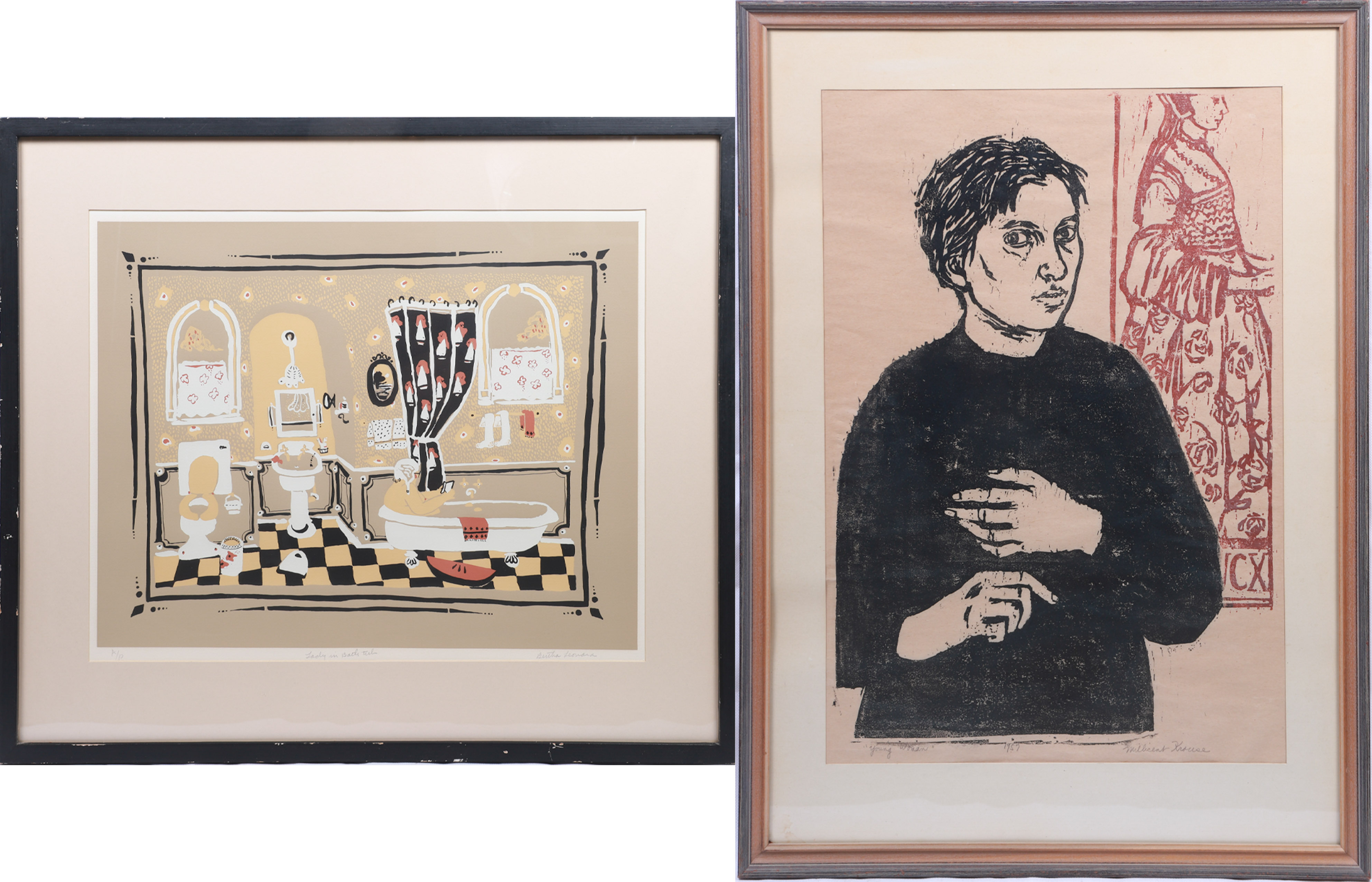 (2) Millicent Krouse & Bertha