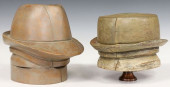 (2) MILLINERY CARVED WOOD PUZZ