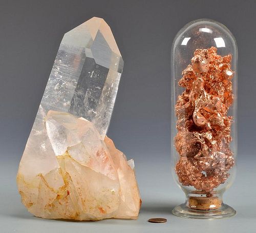 2 MINERAL FREE FORM SPECIMENS,