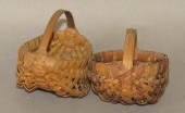 2 MINIATURE SPLINT WOOD HANDLE