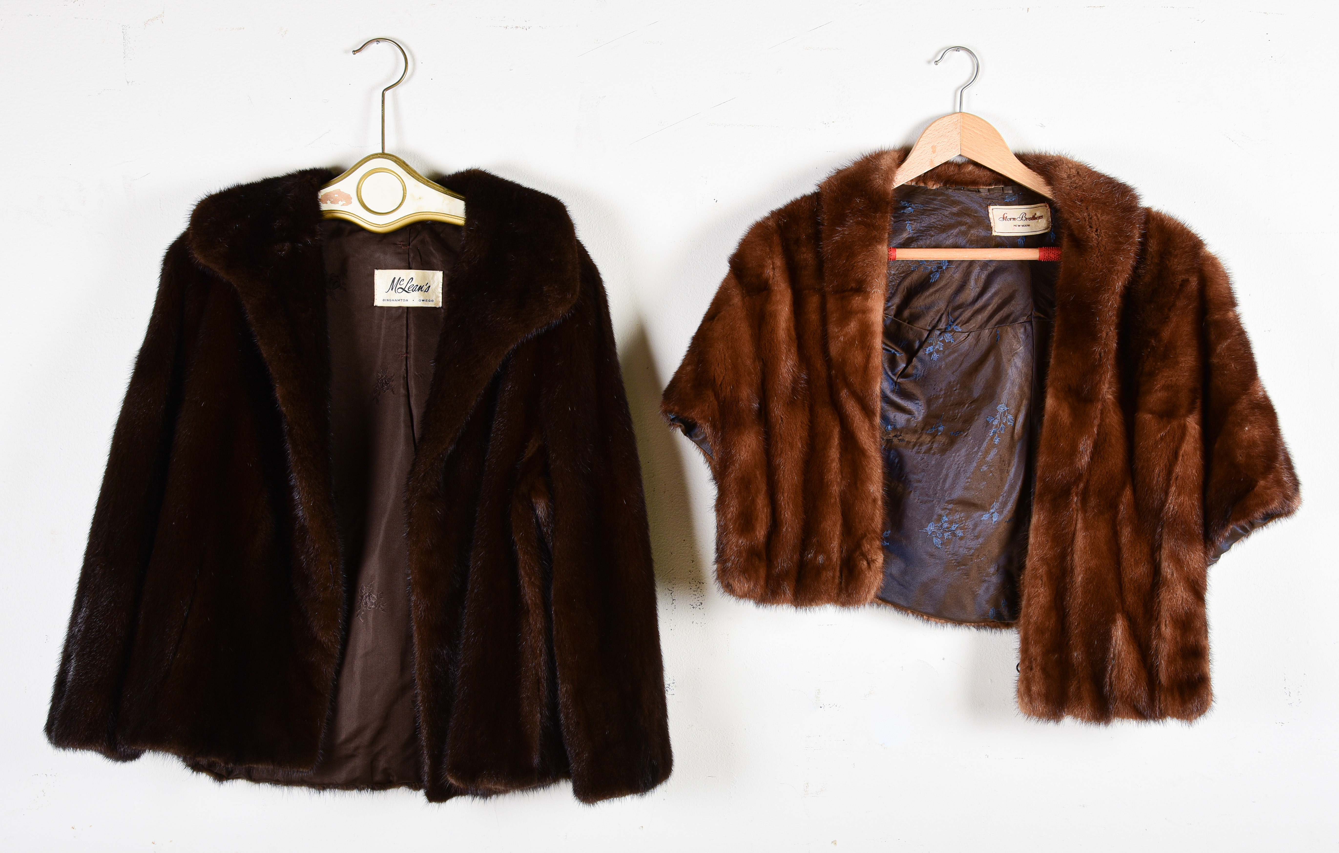 (2) Mink Jacket and Stole to
