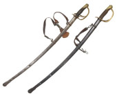 (2) MODEL 1860 SWORDS, AMES &A