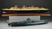 (2) Model Ships - Normandie &