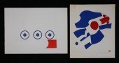 2 MODERN ABSTRACT SERIGRAPHS2