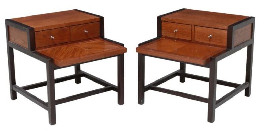(2)  MODERN DESIGN FIGURED &