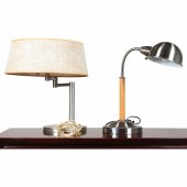 (2) Modern Design table lamps,