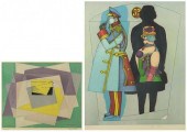 2 MODERN LITHOGRAPHS, VILLON A