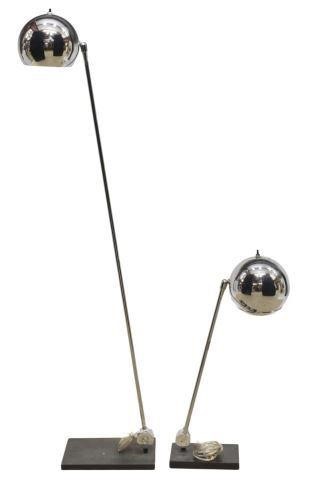 (2) MODERN ROBERT SONNEMAN CHROME