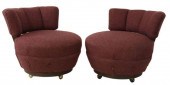 (2) MODERN UPHOLSTERED SLIPPER