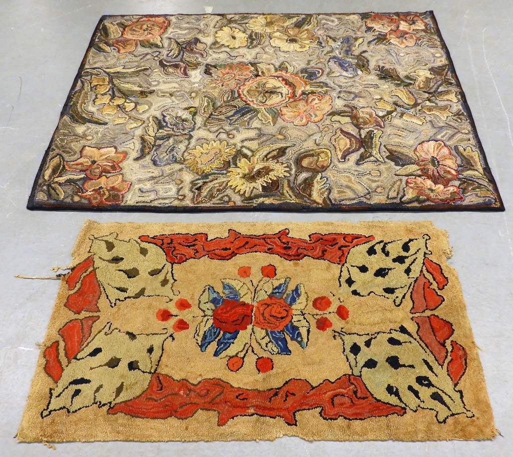 2 MOLLY NYE TOBY FLORAL FOLK ART
