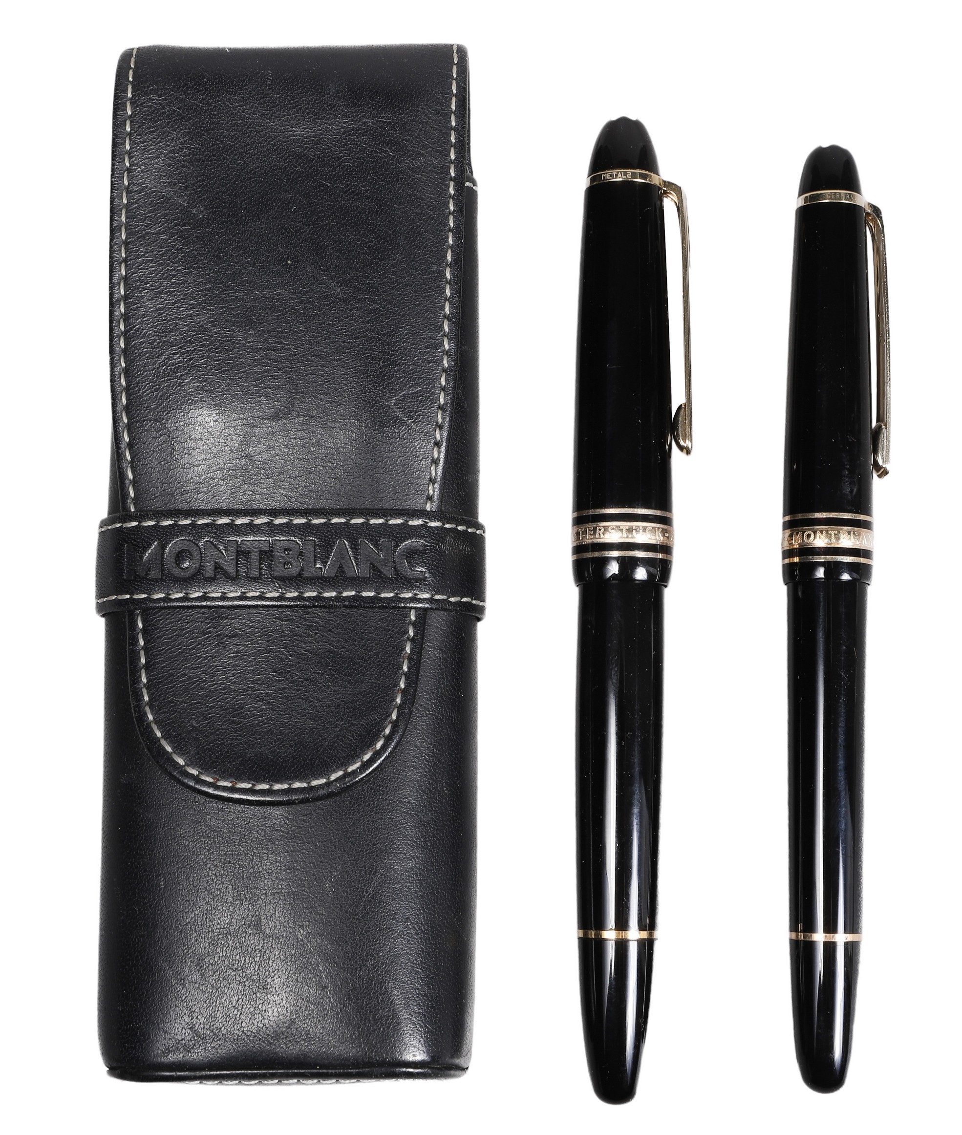 (2) Montblanc Classique fountain