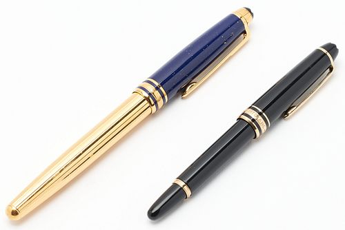2 MONTBLANC FOUNTAIN PENS, INCL.