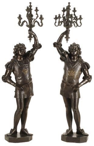 (2) MONUMENTAL AUSTRIAN FIGURAL