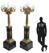 2) MONUMENTAL BRONZE & MARBLE