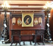 2) MONUMENTAL FRENCH BRONZE TO