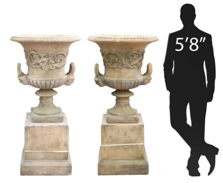 (2) MONUMENTAL GEORGIAN STYLE