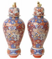(2) MONUMENTAL JAPANESE IMARI