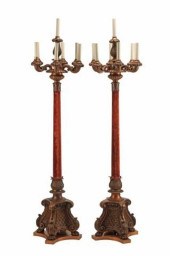 (2) MONUMENTAL SPANISH STYLE F