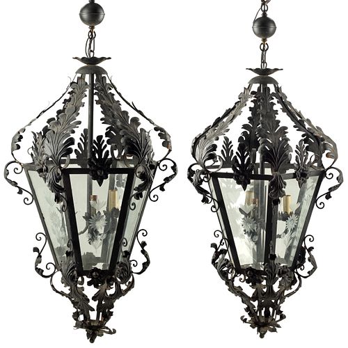 (2) MONUMENTAL TOLE &AMP; WROUGHT