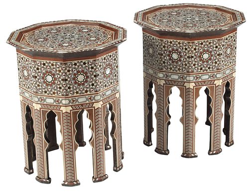 (2) MOORISH STYLE DECAGONAL