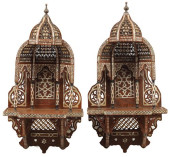 (2) MOORISH STYLE INLAID ARCHI