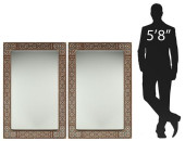 (2) MOORISH STYLE INLAID MIRRO