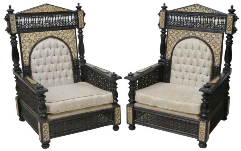 (2) MOORISH STYLE MOTHER OF PEARL