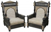 (2) MOORISH STYLE MOTHER OF PE