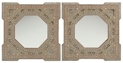 (2) MOORISH STYLE MOTHER-OF-PEARL
