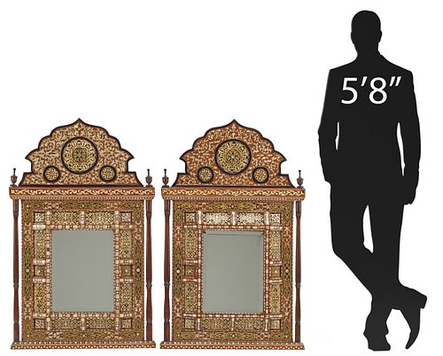 (2) MOORISH STYLE MOTHER-OF-PEARL