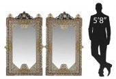 (2) MOORISH STYLE SHELL-INLAID