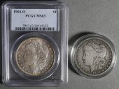 (2) MORGAN SILVER DOLLARS 1904