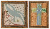 2 MOSE TOLLIVER FOLK ART PAINT