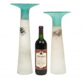 2 MURANO CENEDESE CANDLESTICKS
