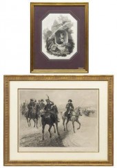 (2) NAPOLEON 1814 MILITARY SCE