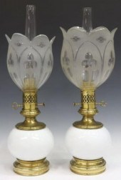 (2) NAPOLEON III STYLE PORCELA