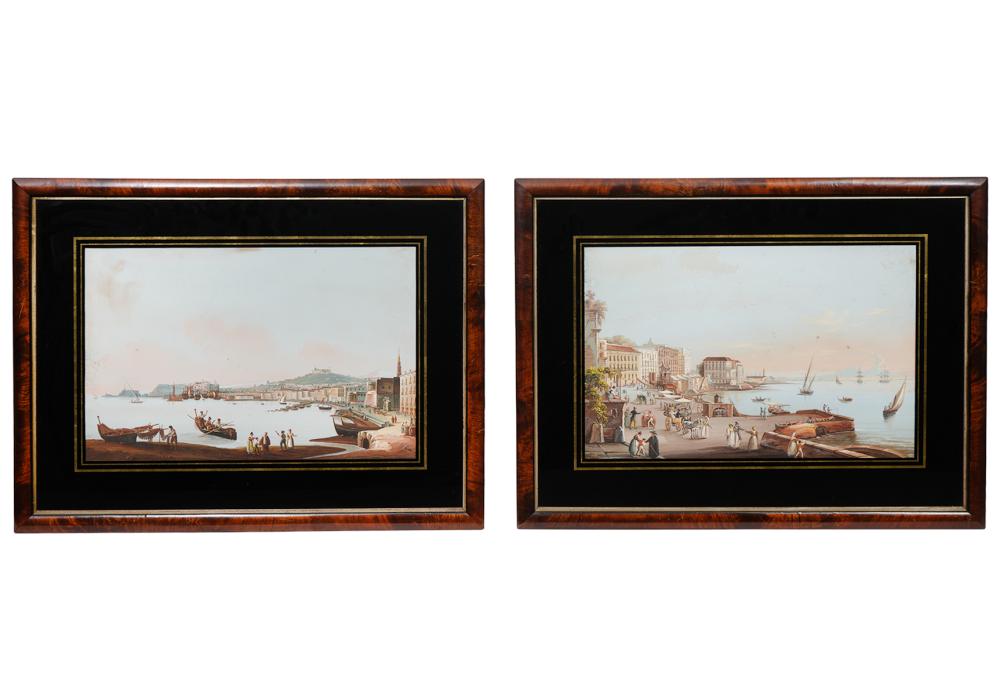 2 'NAPOLI DEL CARMINE' GOUACHE