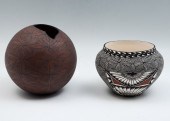 2 NATIVE AMERICAN ACOMA POTTER
