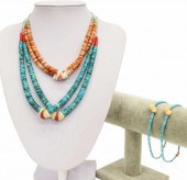 (2) NATIVE AMERICAN BEADED NEC