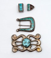 2 NATIVE AMERICAN INDIAN SILVE