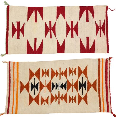 (2) NATIVE AMERICAN NAVAJO WOVEN