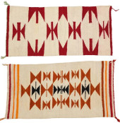 (2) NATIVE AMERICAN NAVAJO WOV