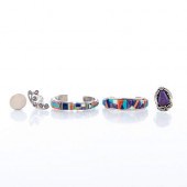 2 NATIVE AMERICAN RINGS AND 2