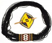 (2) NATIVE AMERICAN SEED BEAD
