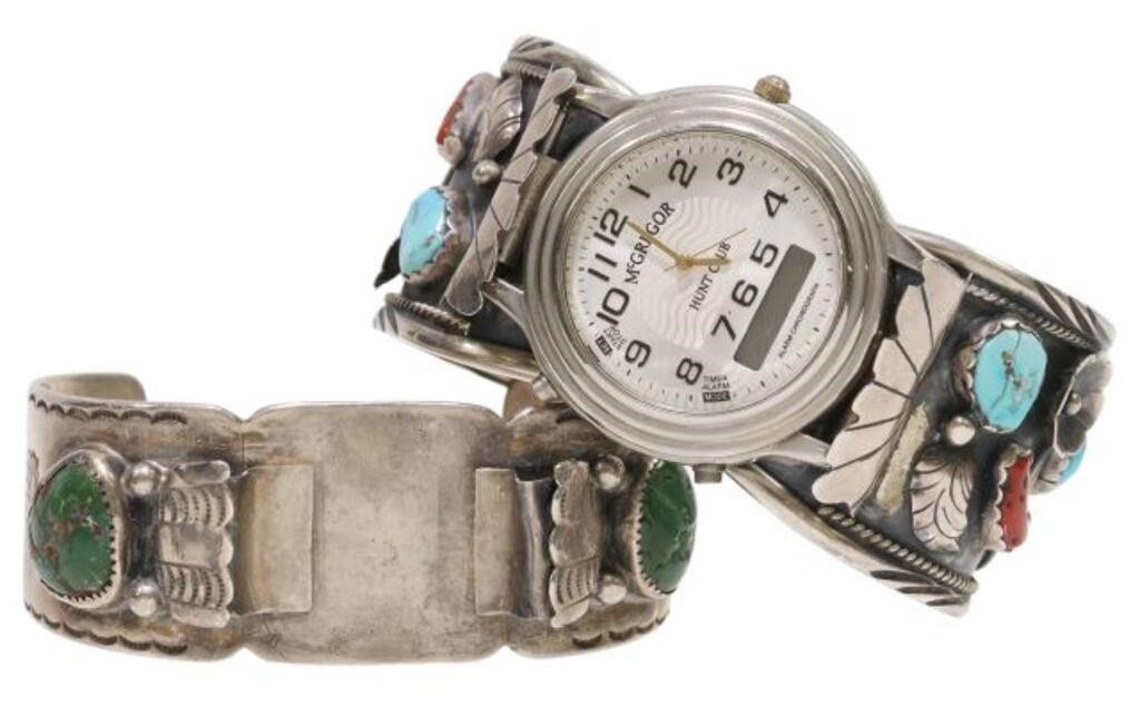 (2) NATIVE AMERICAN SILVER &