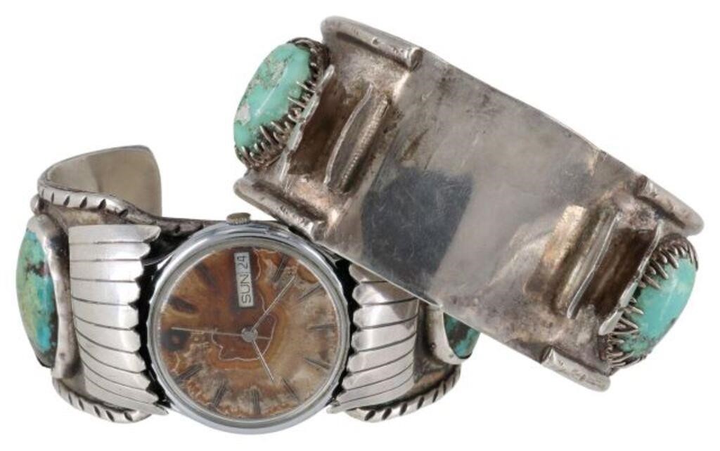 (2) NATIVE AMERICAN SILVER &