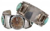 (2) NATIVE AMERICAN SILVER & T